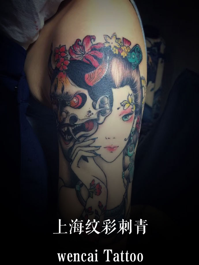 上海纹彩纹身店的纹身作品